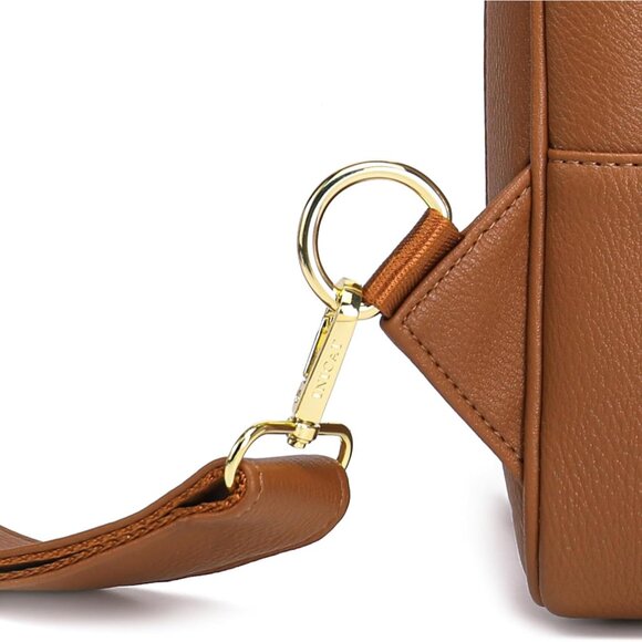 Vegan Leather Crossbody Sling Bag Small Travel Purse for Women and Teen - Picture 7 of 7